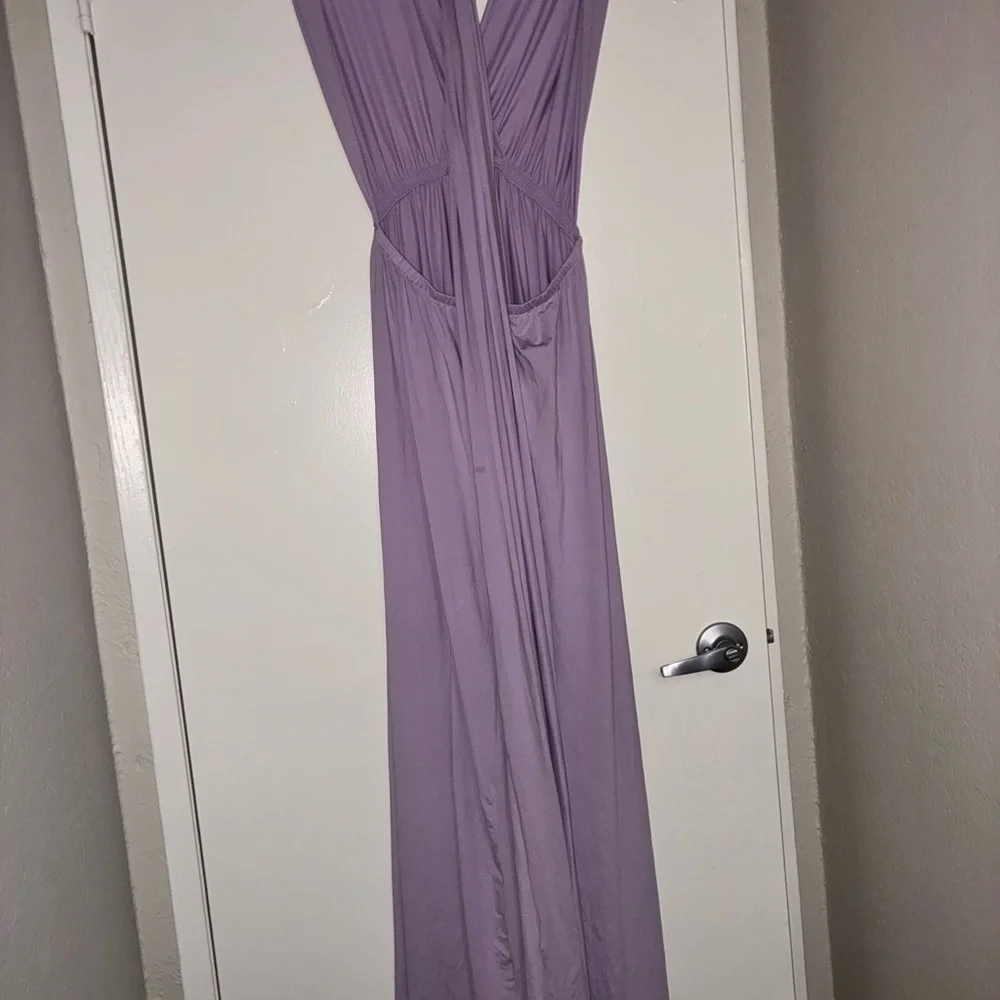 Elegant Lavender Multi-Wear Maxi Dress - Picture 5 of 5